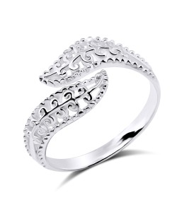 Ornately Design Silver Ring NSR-546